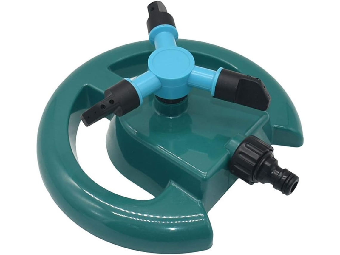 Sistema de Irrigação para Jardim com Aspersor Gramado automático rotativo 360 graus 3 bicos A | S/MARCA