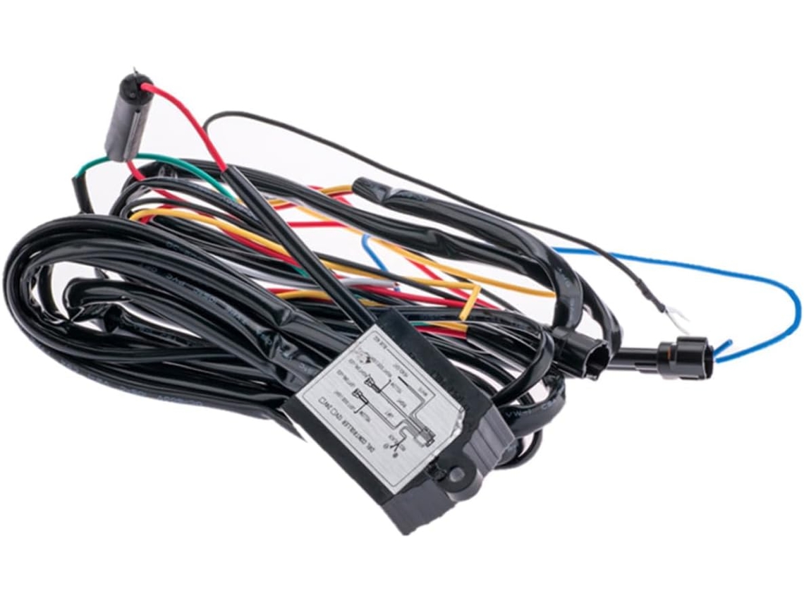 Controlador de luz diurna LED compacto e à prova d'água para carros com função de atraso.