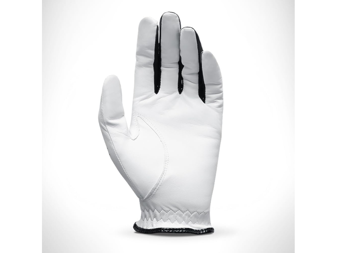 Luvas de Golfe Masculinas, Brancas, Respiráveis, para Esporte, para uma Mão, para Jogadores Destros e Canhotos