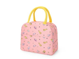Bolsa Térmica Para Almoço Com Estampa De Gato, Ideal Para Piqueniques E Viagens.