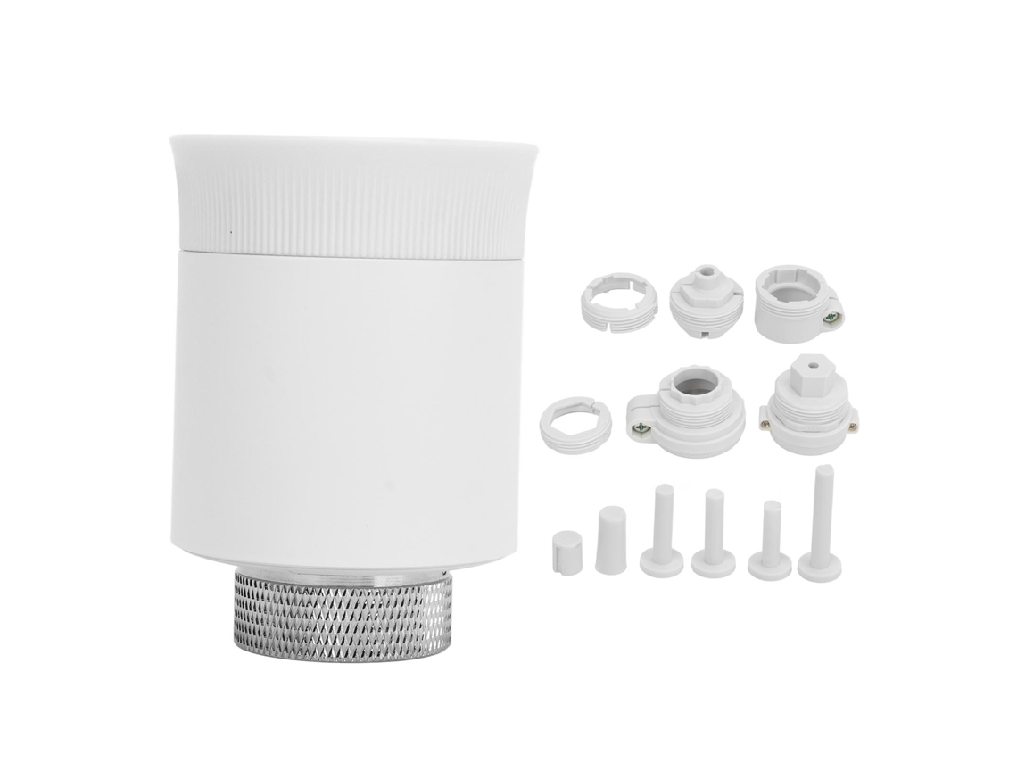 Termostato de Radiador Digital com Controle Remoto e Voz, Zigbee