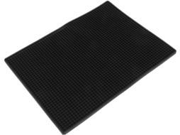 Tapete Antiderrapante Para Ferramentas De Cabeleireiro, Pvc Preto, Almofada Confortável