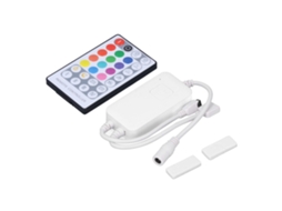Primerox controlador de fita LED RGB Wi-Fi com controle remoto IR para casa, bar, KTV