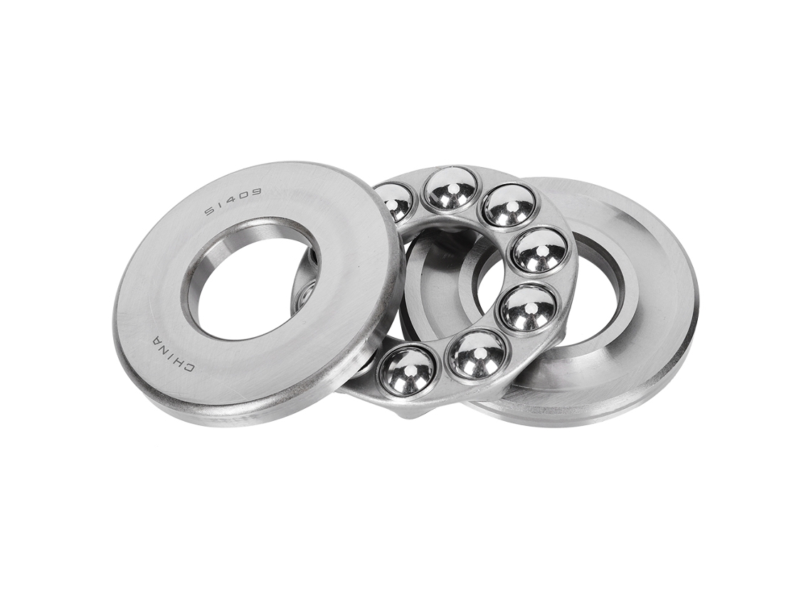 Rolamento Axial De Bola De Empuxo 51409 Alta Precisão Aço Industrial Durável