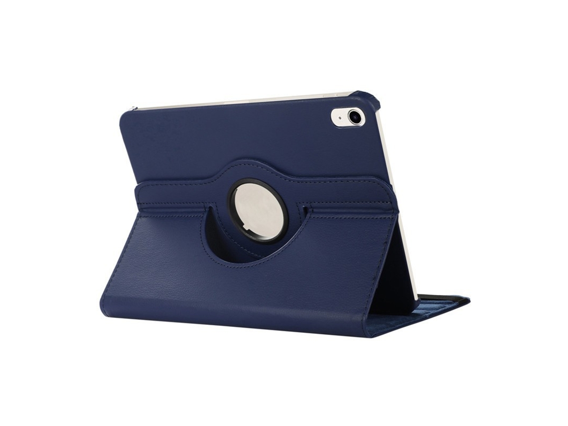 Capa Para Huawei Matepad, Protetora Tablet Com Revestimento Em Couro Estampado Lichia, Azul Marinho. Tuotuo
