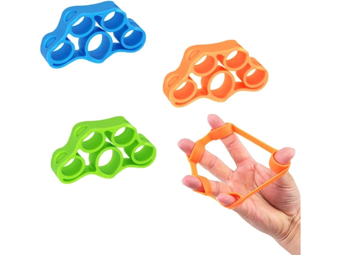 Lurelia Fortalecedor De Mão, Pack 3, 3 Kg, Para Dedos E Antebraço, Treino E Reabilitação