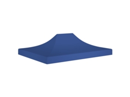 Teto Para Tenda De Festas 4,5x3 M 270 G/m² Azul