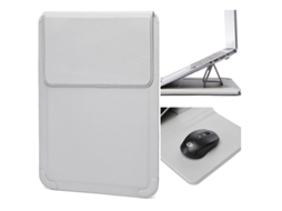 Capa para Portátil HEXINYIGJLY 13 13.3" Universal,acolchoado, Impermeável, para Macbook/dell/hp/surface Prata