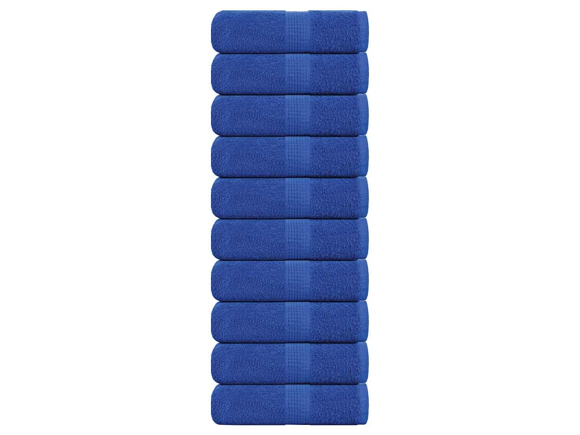 Guest Towel, Guest Towels Vidaxl Azul Algodão (30 X 50 Cm)