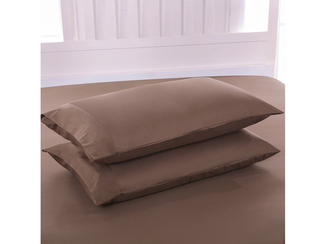 Fronhas de Algodão Laváveis para Bedroome-Coffee EVELTEK 50x76cmxpair