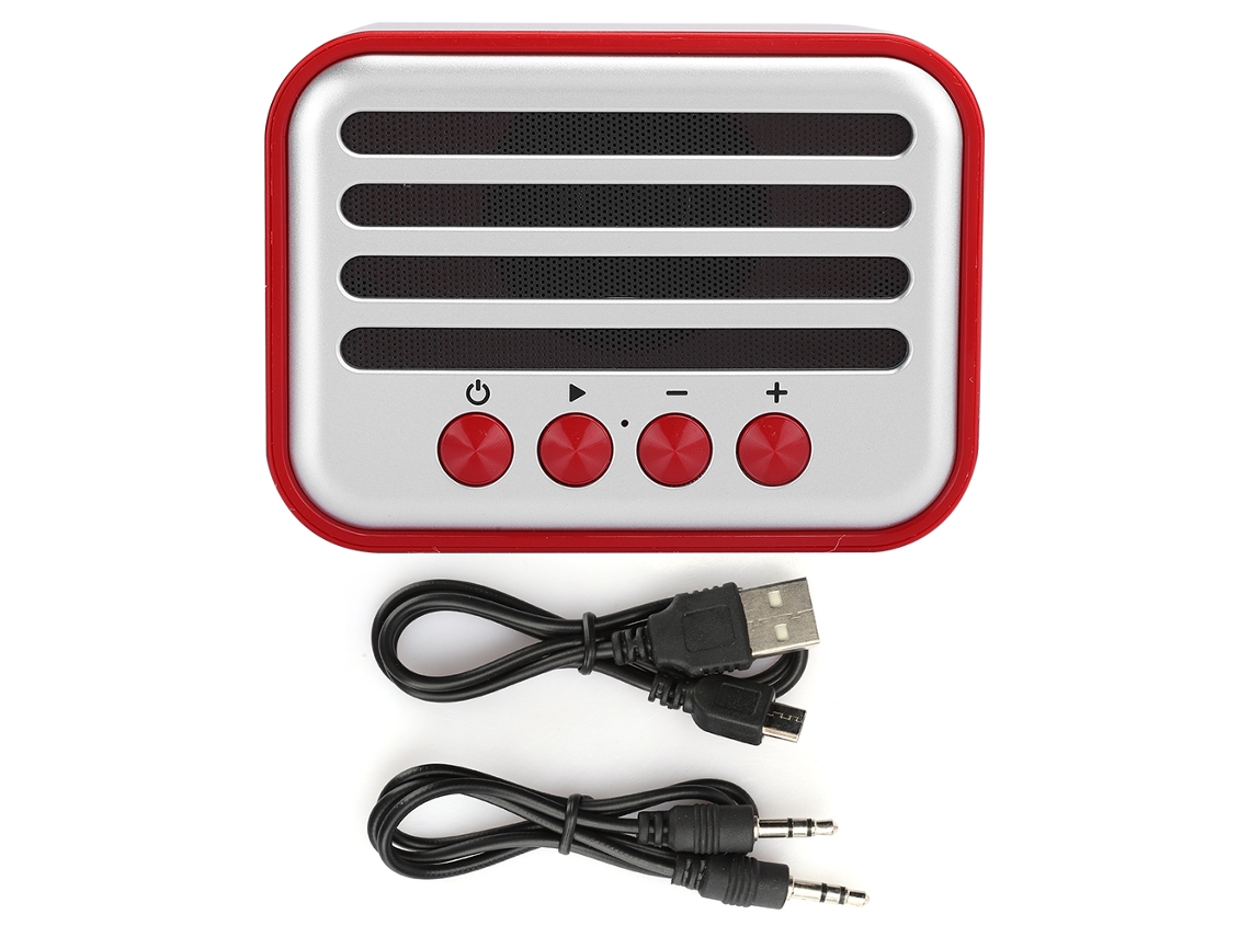 Caixa De Som Sem Fio Bluetooth Com Suporte A Cartão De Memória
