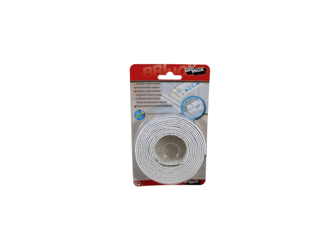 Fita Isolante Adesiva P/ Wc Brinox 22mm - 2,4m 60200b