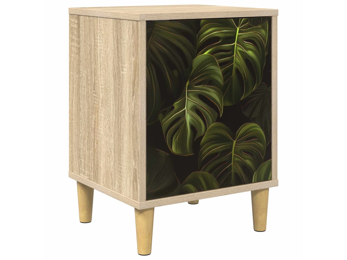 Maison Exclusive - Armário De Cabeceira Elburg Carvalho Sonoma 36 X 33 X 50 Cm