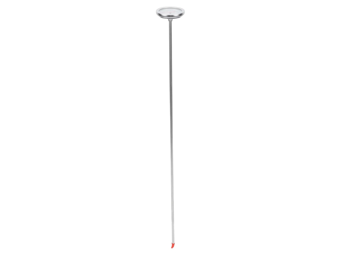 Termômetro De Solo Abaodam Em Aço Inoxidável Com Haste Extensível 50cm, Faixa Temperatura 0a 120 °c, Precisão