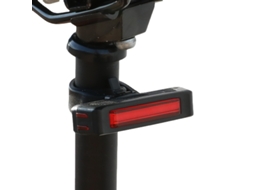 Farol De Bicicleta Led Farol Guiador Luz Traseira Mountain Bike Luz De Advertência Vermelho E Branco SUNNY SPACES
