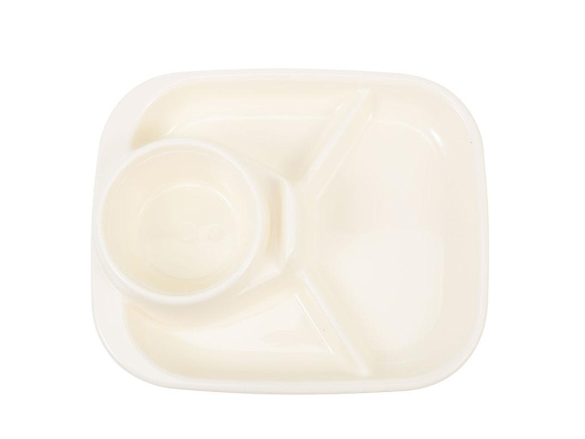 2pcs Bandeja Dividida De Plástico