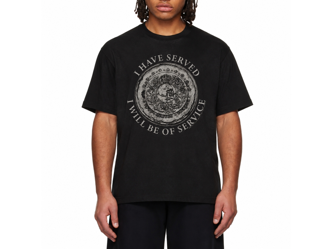 Rockinstone John Wick Blood Oath Coin Black Adult T-shirt Size:l