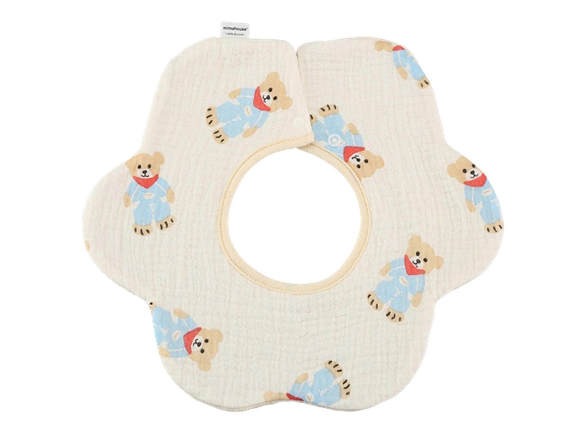 0-3y Bebê Arrotar Pano Babadores De Algodão Babador Macio Babador Recém-nascido Babador 6 Camadas Babadores Macios Babadores Respiráveis ​​babado