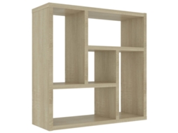 Wall Shelf, Wall Shelves Vidaxl Marrom Madeira Processada (n/a)
