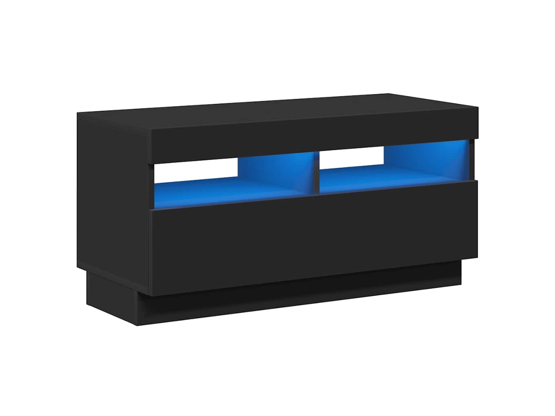 Móvel para TV com luzes LED 80x35x40 cm Branco MAISON EXCLUSIVE