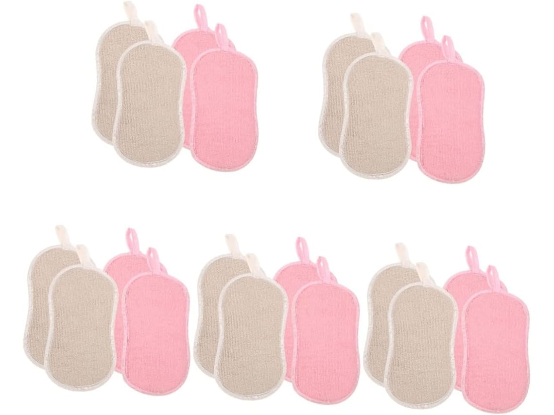 Conjunto De 20 Esponjas De Limpeza Para Cozinha, Dupla Face, Panelas