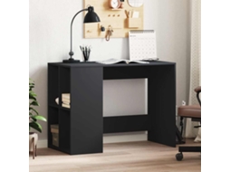 Vidaxl Secretária 102x50x75 Cm Derivados De Madeira Preto