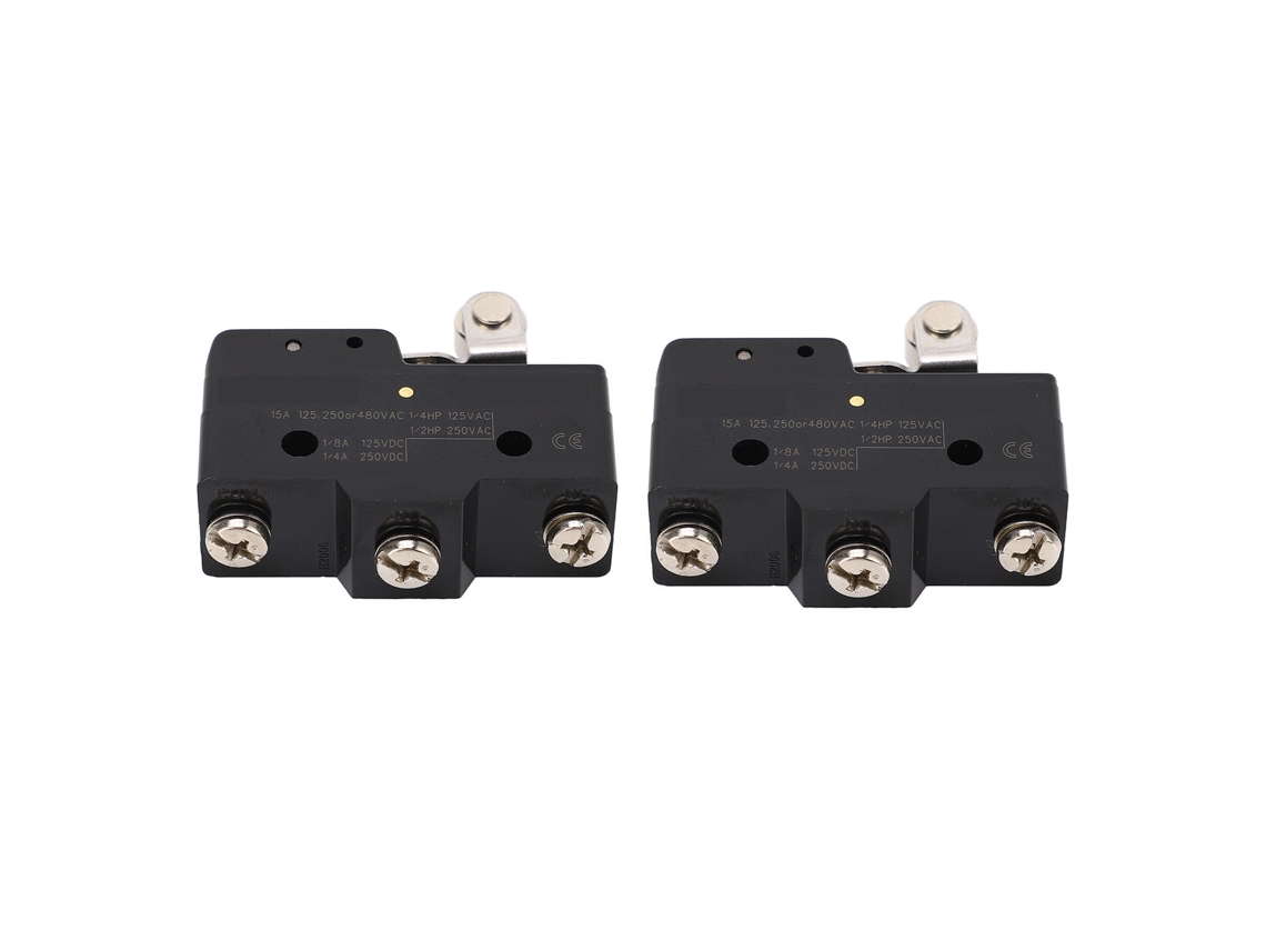 Interruptor De Limite Micro Com Alavanca De Rolo 2 Pçs 160of 42rf 250vac No Nc