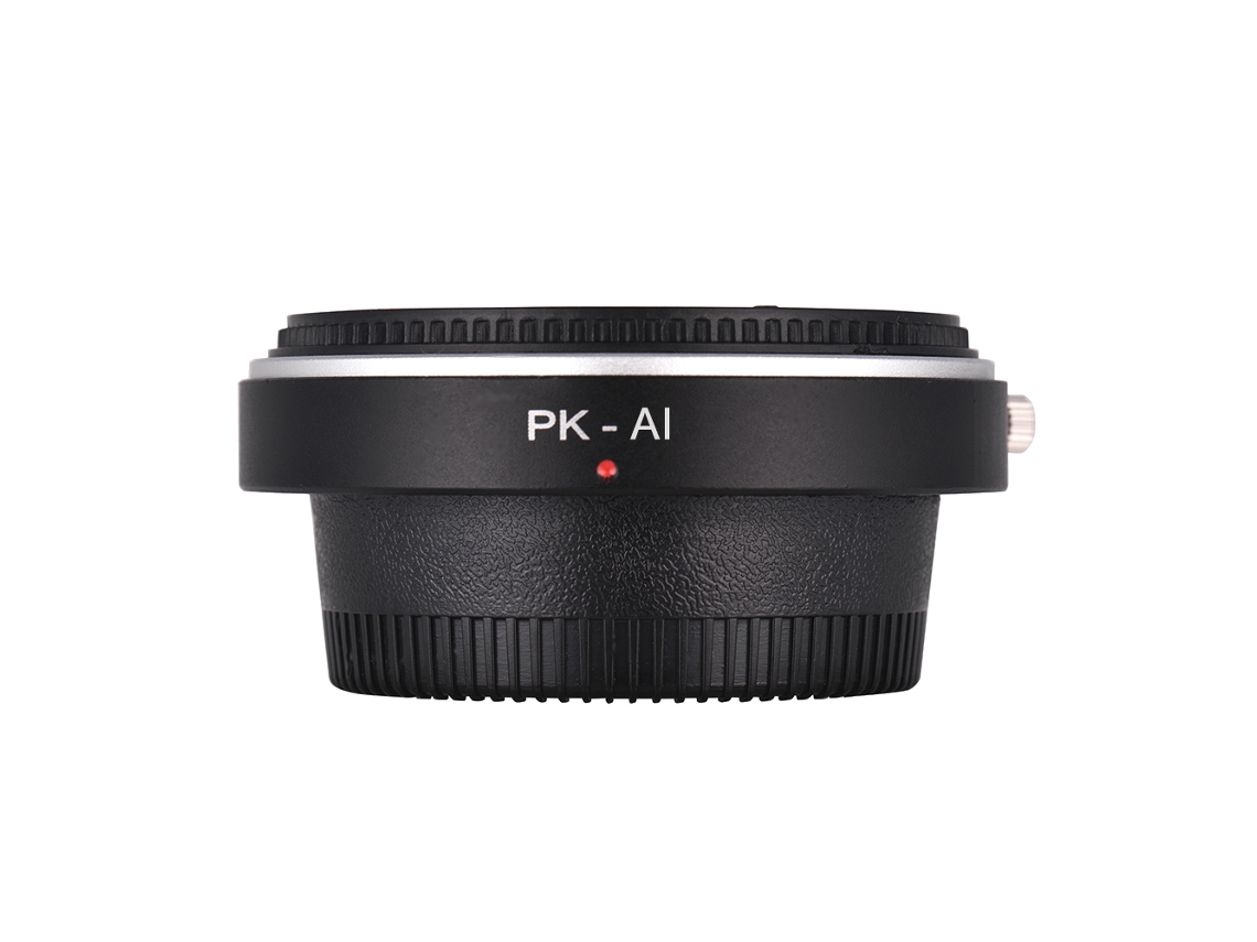 Adaptador De Montura Pk-ai Com Cristal Óptico Para Lente Pentax K Para Câmera Nikon Ai F Com Foco Infinito