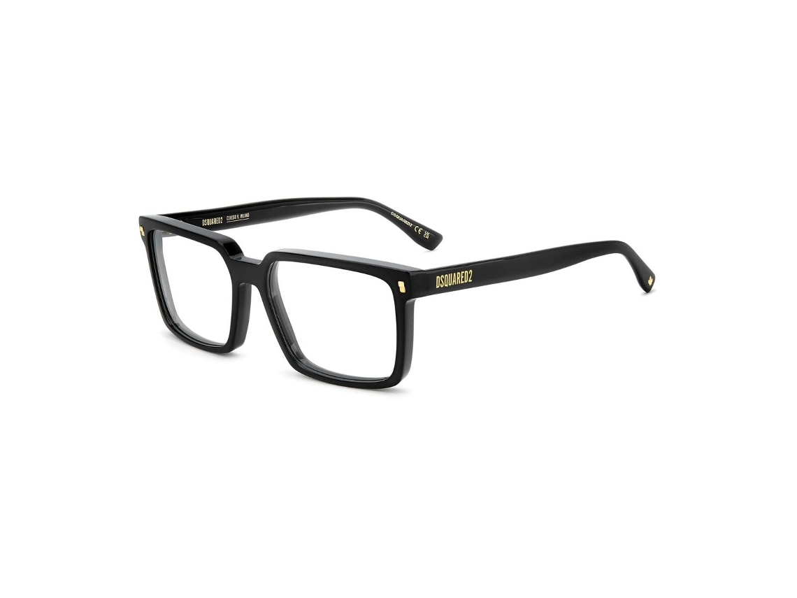 Armação De Óculos Homem Dsquared2 D2 0183 5780717 (preto)