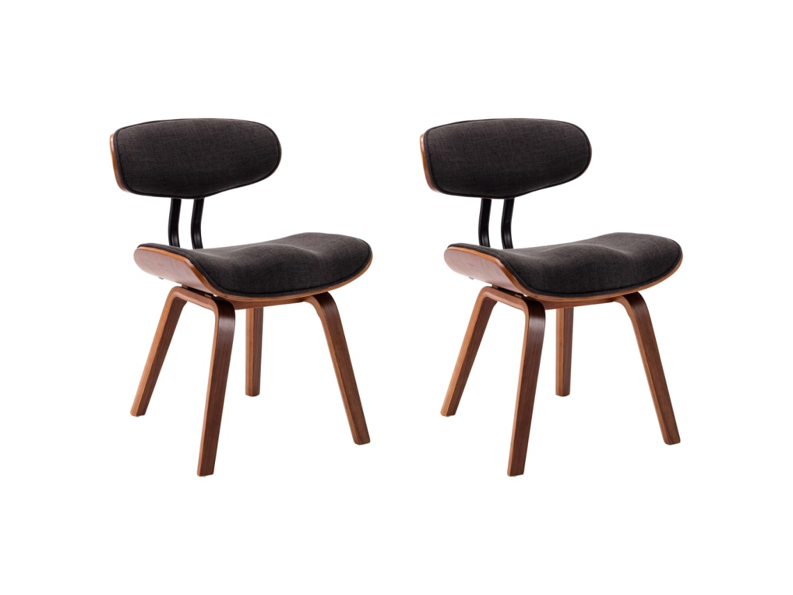 Dining Chair, Dining Chairs Vidaxl Cinzeto Tecido (n/a)