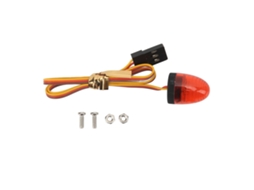Luz De Polícia Simulada Ultra Brilhante Led Para Carro Rc 13x17mm Para Carro De Polícia Bombeiro Ambulância 1:10 Vermelho
