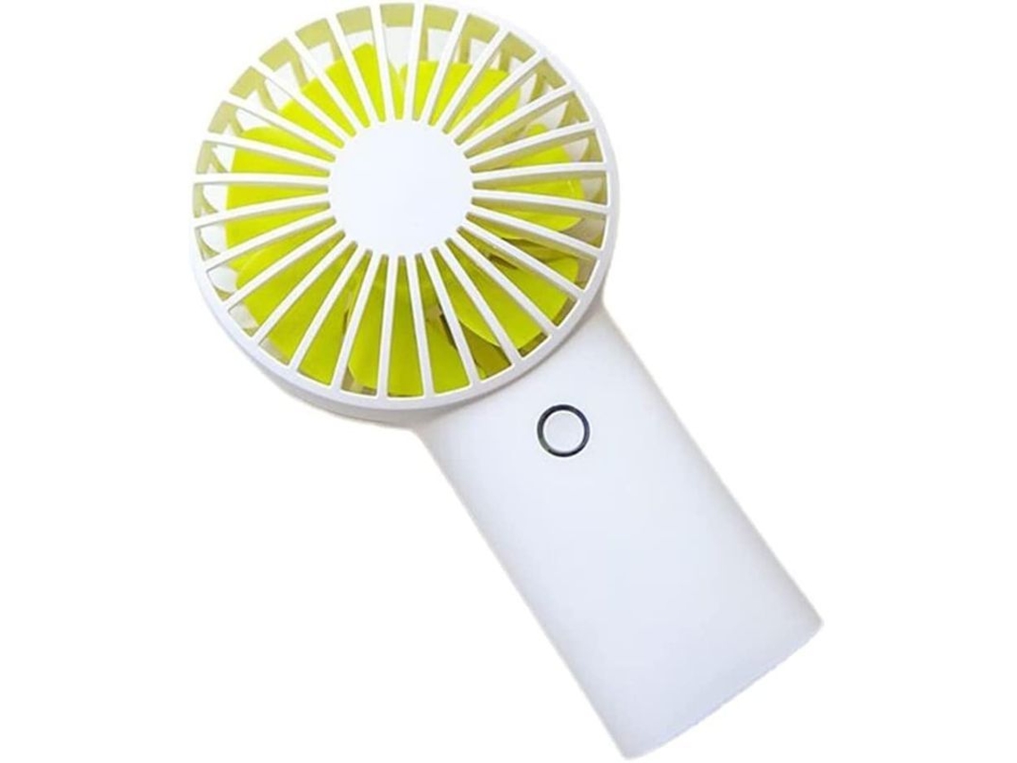 Ventilador Portátil Nova Line, de mão, 4000mAh, mini, recarregável, branco | S/MARCA
