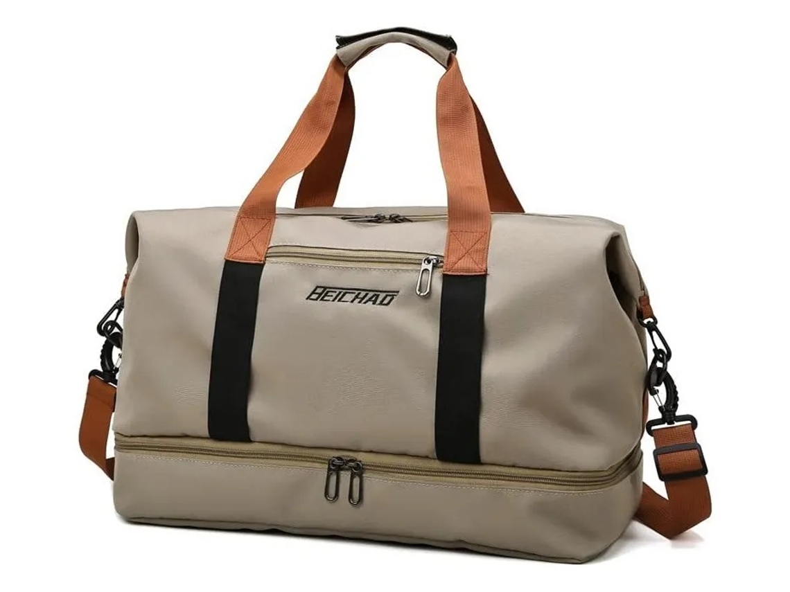 Lurelia Bolsa Desportiva De Viagem Com Compartimento Para Sapatos, Roupa Molhada E Alça Ajustável