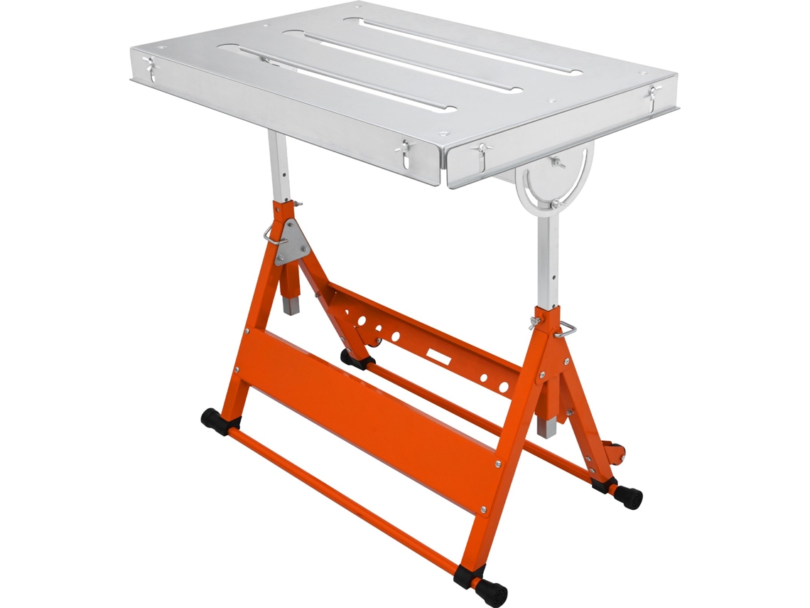 VEVOR Mesa de Solda em Aço 30x20, 400 Lbs, Rodas, 3 Ranhuras, 1 1/3 Ângulos de Inclinação, Trilho Retrátil