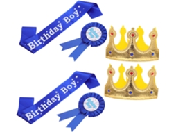 Conjunto de Coroa de Aniversário de 2 Peças CHABERLU
