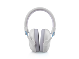 Protetor Auricular Redutor De Ruído Infantil Czhhmart, Ajustável E Dobrável Cinza