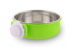 Tigela Removível para Gaiola de Cachorro, em Aço Inoxidável, Ideal para Cães, Gatos AQUAFORGE