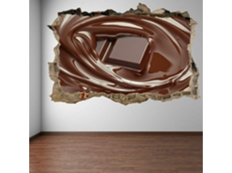 Adesivo De Parede Decorativo Com Chocolate Derretido Para Casa, Cozinha E Loja.