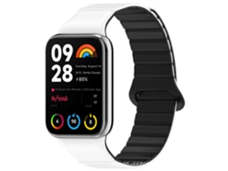 Pulseira de Silicone Magnética Bicolor Compatível com Redmi Watch 4, Xiaomi 8 Pro/9 Pro CHABERLU
