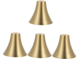 Conjunto De 4 Acessórios De Iluminação: Ponteira Para Abajur, Suporte Para Luminária De Mesa