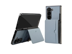 Capa De Celular De Poliuretano Com Suporte Flip E Vários Slots Para Cartão Integrados Vietao Para Samsung Galaxy Z Fold6