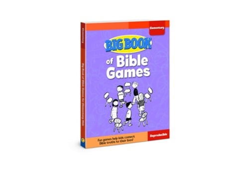 Livro Big Book of Bible Games for Elementary Kids de David C Cook (Inglês)