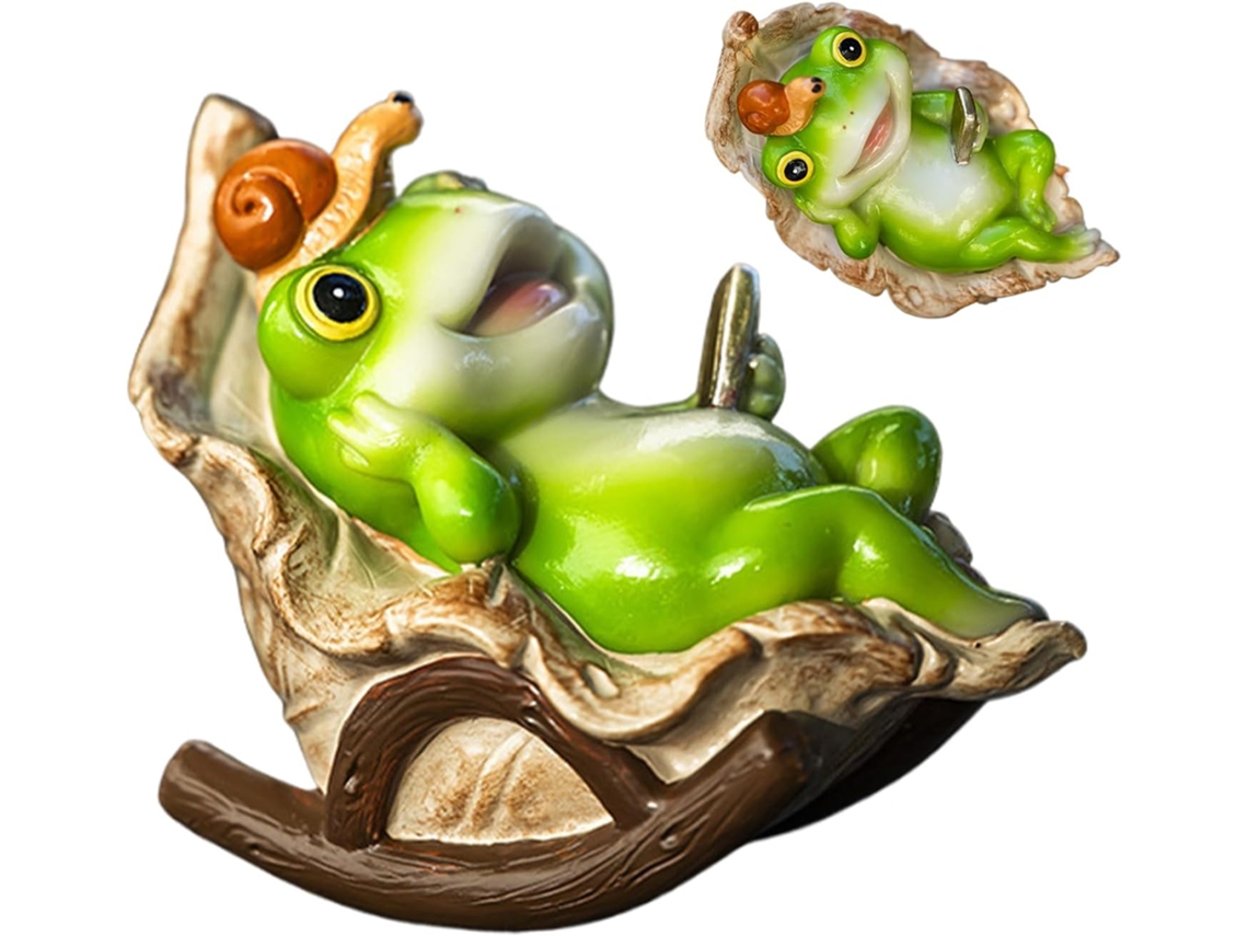 Estátuas De Sapo Para Jardim Estátua De Animal Decoração Externa Pequena Estatueta Decorativa Gokoco