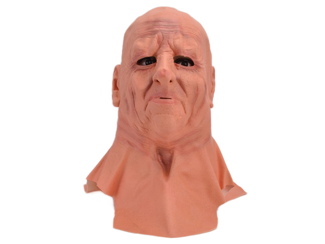 Máscara de Velho Assustadora de Látex para Halloween Carnaval Cosplay Props Festa de Fantasia S/MARCA