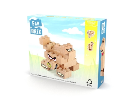 Puzzle FABBRIX Madeira - Bege - 17 x 14 x 4 cm)