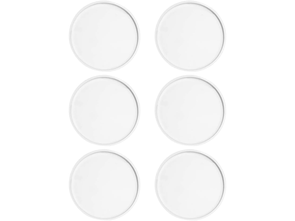 Alipis Tapetes De Silicone Anticolisão Para Maçanetas, Redondos E Autoadesivos, 6 Peças, Para Sala De Estar E Banheiro