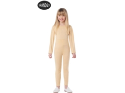 Fato Unisexo CAR&GUS Conjunto de Collant Spandex Bege de 2 Peças (Tam.: 5-6 anos)