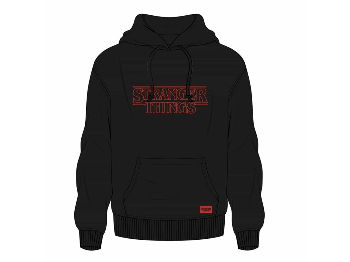 Camisola Com Capuz Logo Stranger Things M