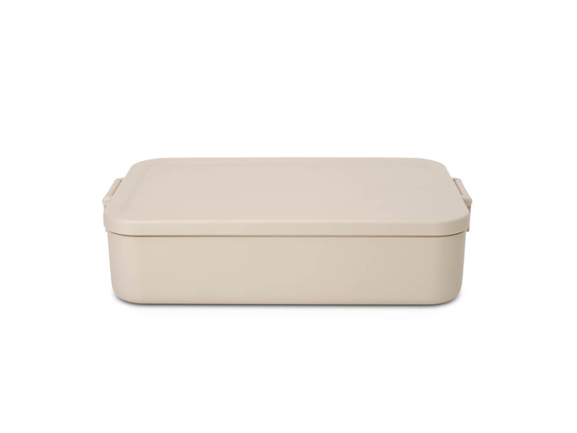 Lancheira Bento Make Take Grande Plástico Bege Suave Brabantia