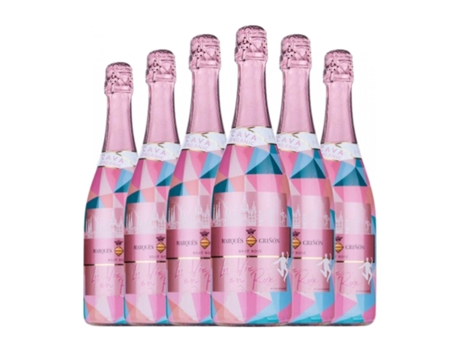 Espumante rosé MARQUÉS DE GRIÑÓN La Vie en Rose Organic Brut Cava (0.75 L - 6 Unidades)